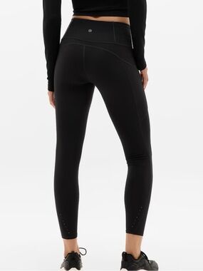 Athleta Rainier High Rise 7/8 Legging Size XS Black Athleisure